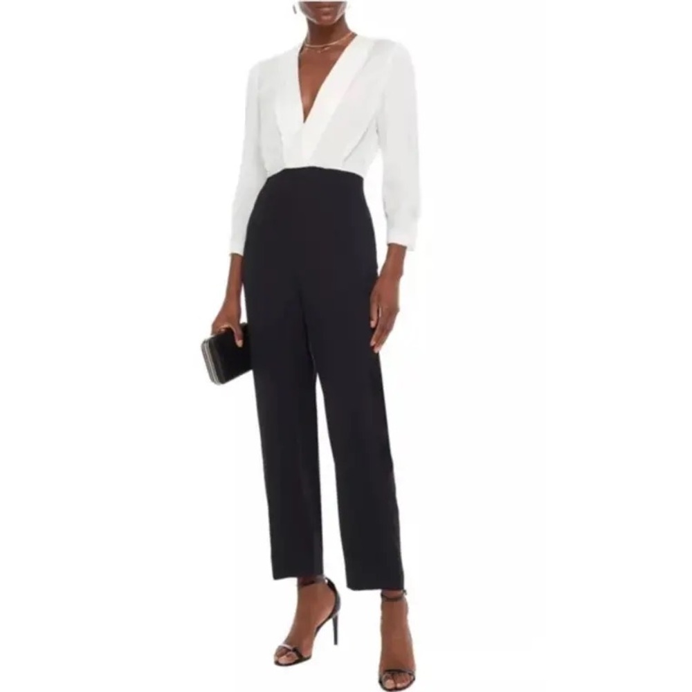 Sandro Dual material jumpsuit